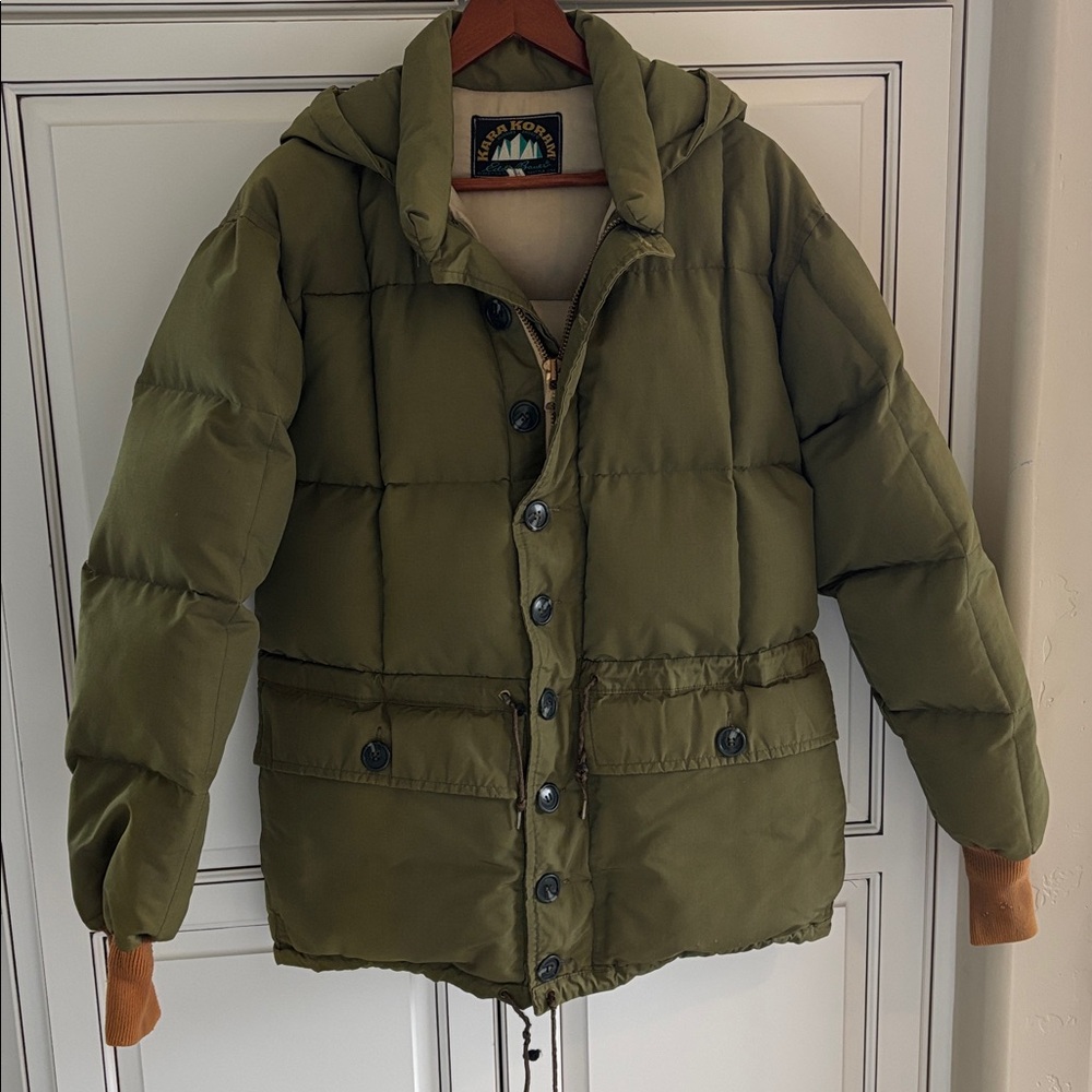 Vintage 50’s Eddie Bauer Kara Koram Blizzard Proof Down Puffer Jacket Mens Small
